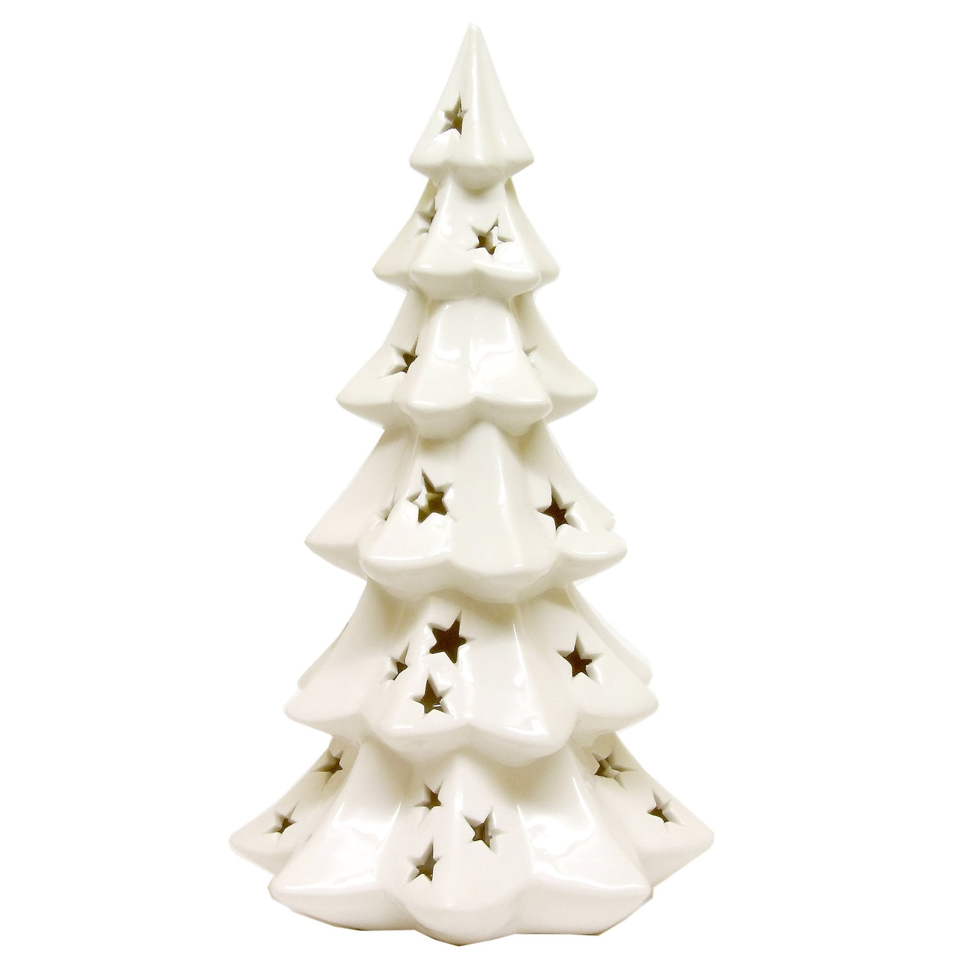 large white christmas tree